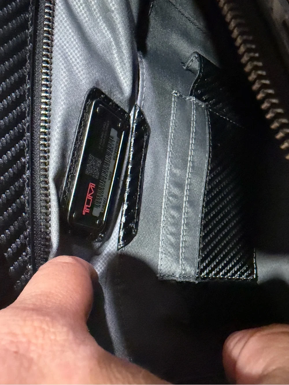 Tumi Black Business Laptop Bag